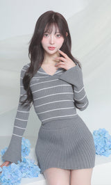 モデル：158cm（着用サイズ：FREE　着用カラー：GRY）