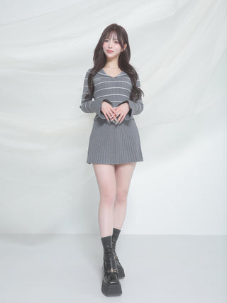 モデル：158cm（着用サイズ：FREE　着用カラー：GRY）