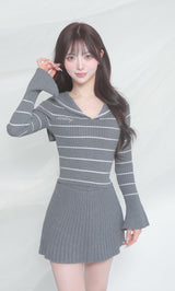 モデル：158cm（着用サイズ：FREE　着用カラー：GRY）