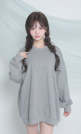 モデル：158cm（着用サイズ：FREE　着用カラー：GRY）