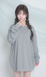 モデル：158cm（着用サイズ：FREE　着用カラー：GRY）