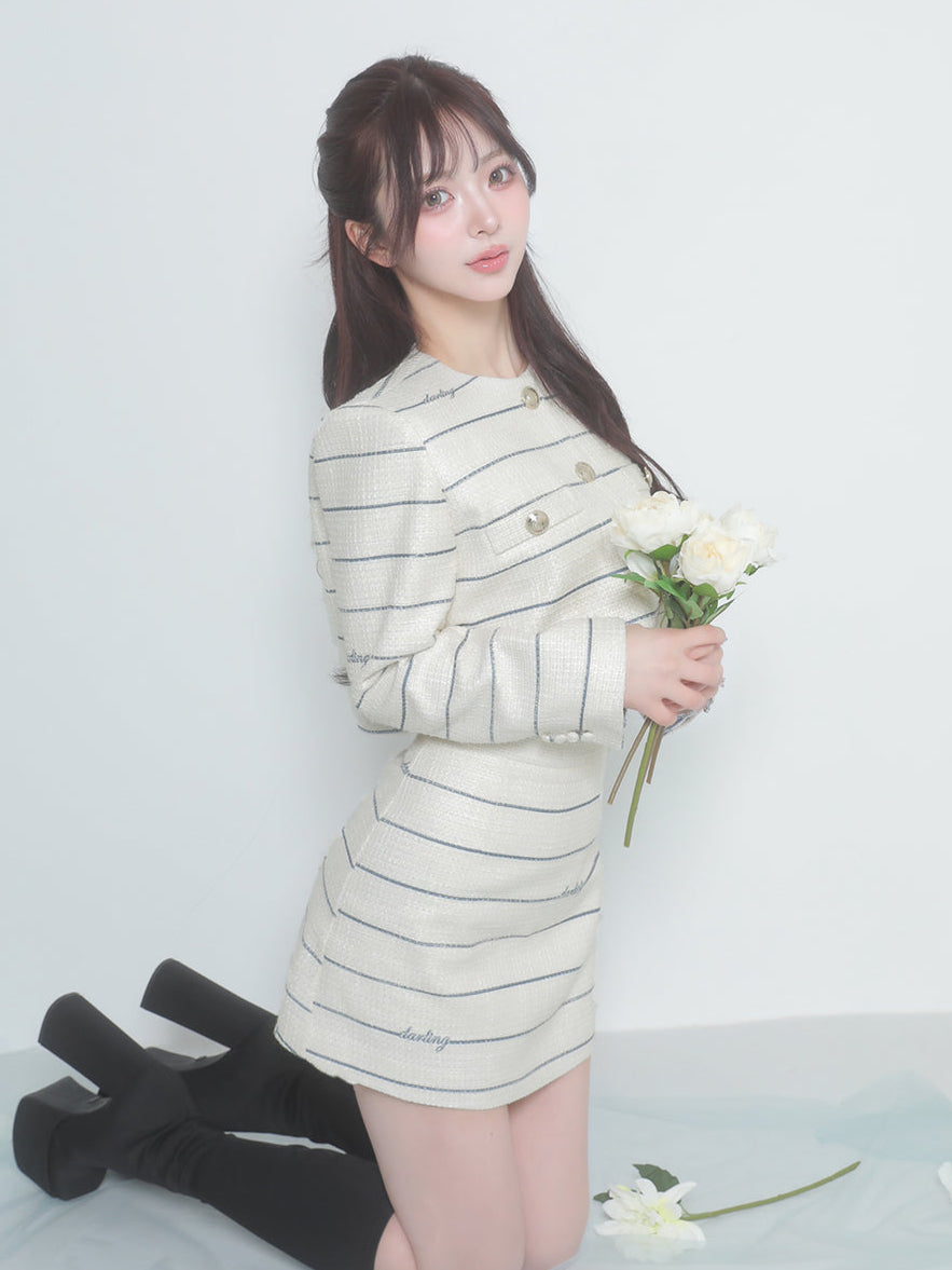 モデル：158cm（着用サイズ：S　着用カラー：IVO）