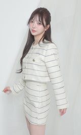 モデル：158cm（着用サイズ：S　着用カラー：IVO）