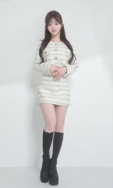 モデル：158cm（着用サイズ：FREE　着用カラー：IVO）
