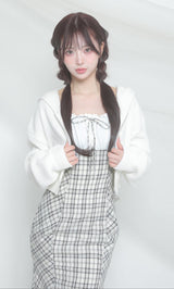 モデル：158cm（着用サイズ：FREE　着用カラー：WHT）