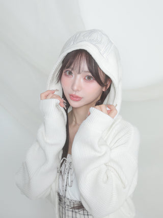 モデル：158cm（着用サイズ：FREE　着用カラー：WHT）