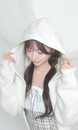 モデル：158cm（着用サイズ：FREE　着用カラー：WHT）