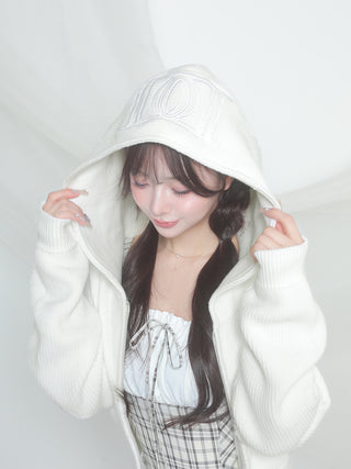 モデル：158cm（着用サイズ：FREE　着用カラー：WHT）