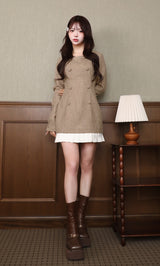 モデル：158cm（着用サイズ：FREE　着用カラー：BRN）