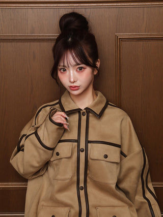 モデル：158cm（着用サイズ：FREE　着用カラー：BEG）