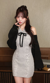 モデル：158cm（着用サイズ：FREE　着用カラー：GRY）