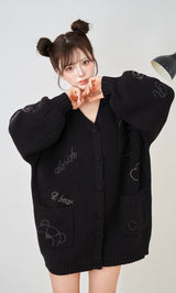 モデル：158cm（着用サイズ：FREE　着用カラー：BLK）