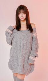 モデル：158cm（着用サイズ：FREE　着用カラー：GRY）