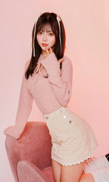 モデル：158cm（着用サイズ：FREE　着用カラー：PNK）
