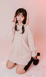 モデル：158cm（着用サイズ：FREE　着用カラー：PNK）