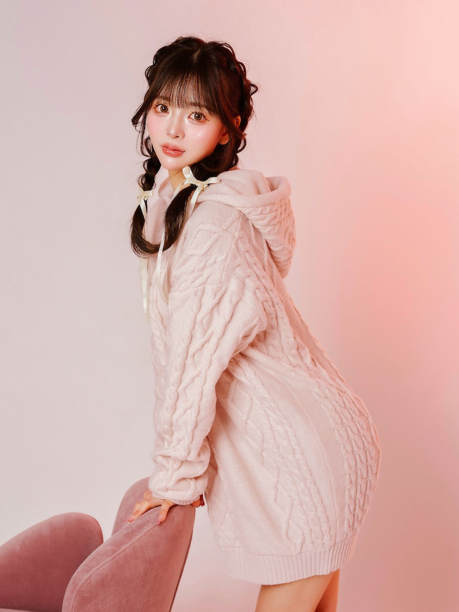 モデル：158cm（着用サイズ：FREE　着用カラー：PNK）