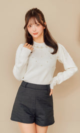 モデル：158cm（着用サイズ：FREE　着用カラー：WHT）