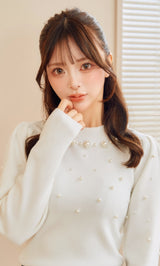モデル：158cm（着用サイズ：FREE　着用カラー：WHT）