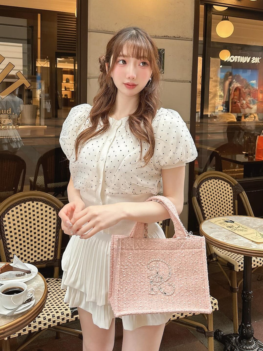 モデル：160cm（着用サイズ：FREE　着用カラー：WHT）