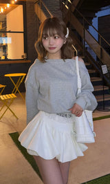 モデル：155cm（着用サイズ：FREE　着用カラー：GRY）