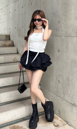 モデル：151cm（着用サイズ：FREE　着用カラー：WHT）