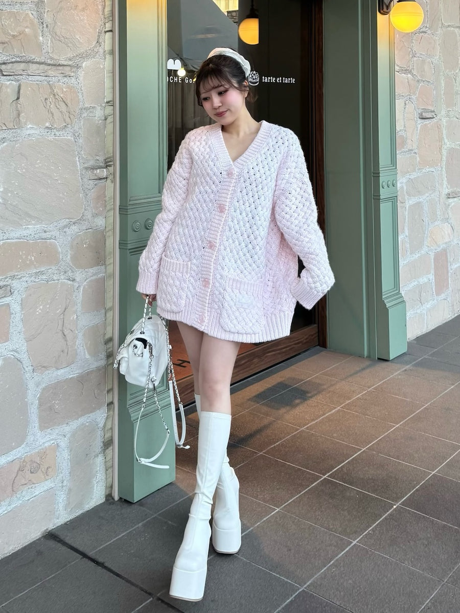 モデル：151cm（着用サイズ：FREE　着用カラー：PNK）