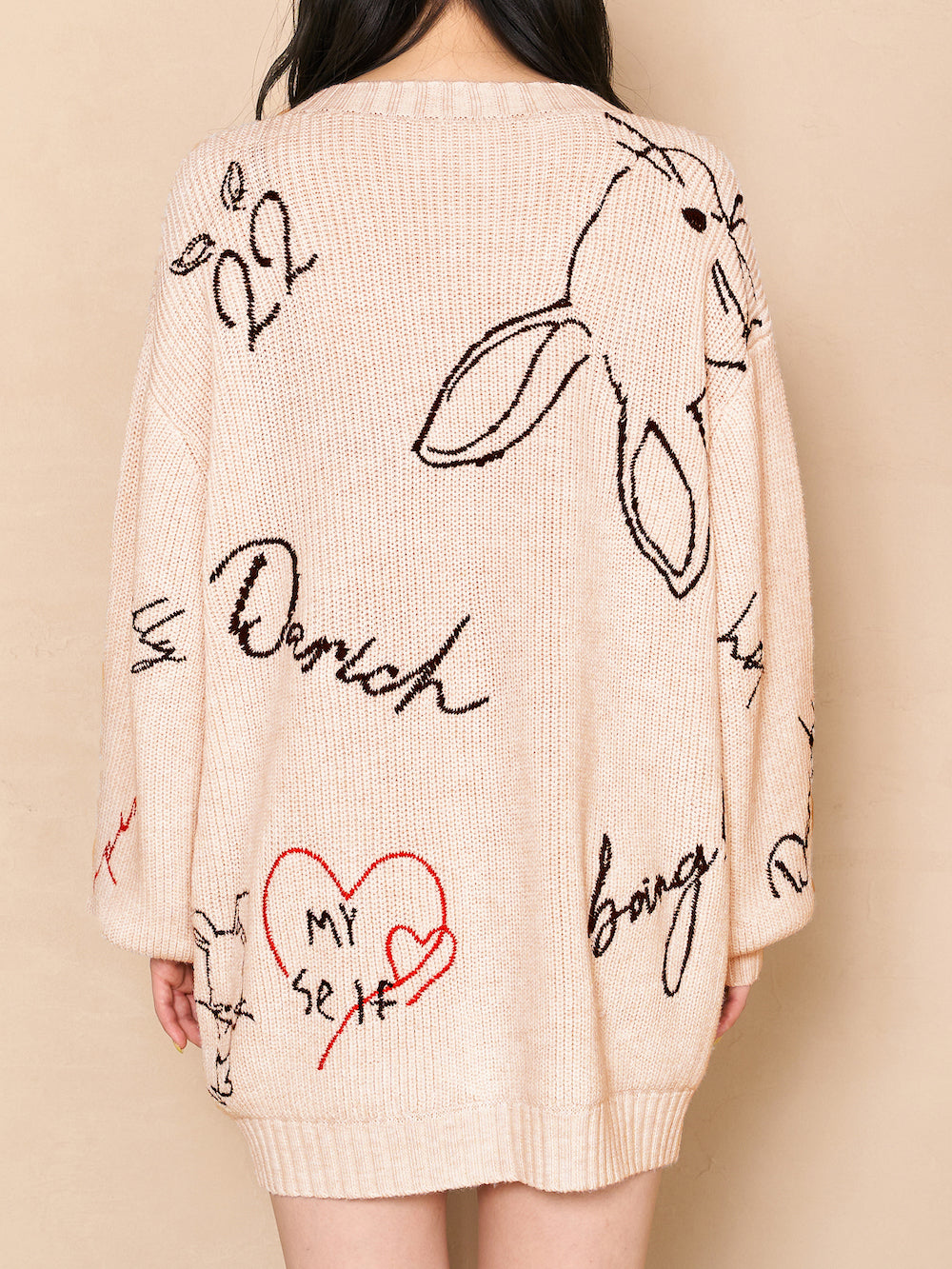 Darich Dベアエンブロイダリーニットカーディガン ダーリッチ Darich Dベアエンブロイダリーニットカーディガン