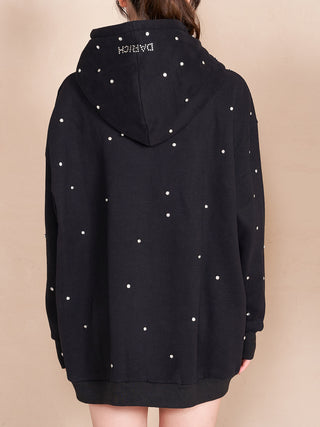 モデル：164cm（着用サイズ：FREE　着用カラー：BLK）