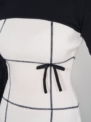 モデル：163cm（着用サイズ：FREE　着用カラー：IVO）