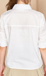 モデル：164cm（着用サイズ：FREE　着用カラー：WHT）