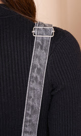 モデル：164cm（着用サイズ：S　着用カラー：BLK）