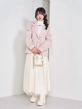 モデル：164cm（着用サイズ：FREE　着用カラー：WHT）