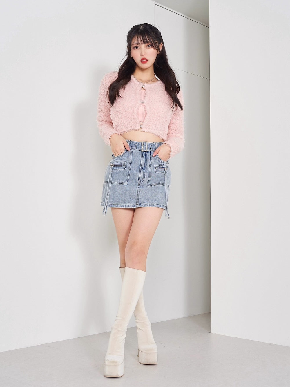 デザインケミカルミニスカート – Darich (ダーリッチ)