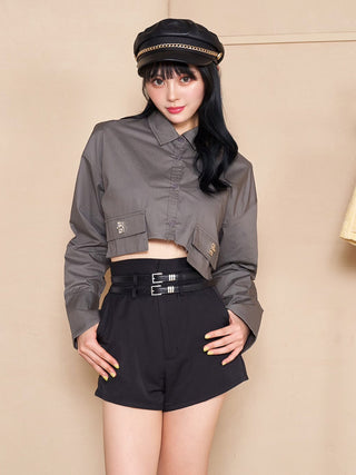 モデル：164cm（着用サイズ：FREE　着用カラー：GRY）
