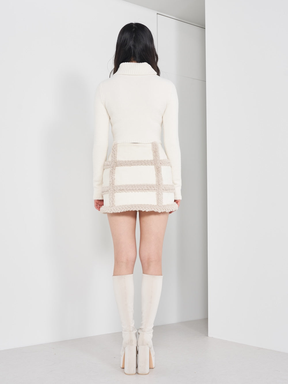 フェイクムートンミニスカート