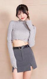 モデル：164cm（着用サイズ：FREE　着用カラー：GRY）