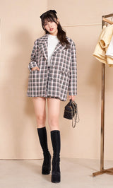 モデル：164cm（着用サイズ：S　着用カラー：GRY）