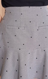 コルセットフレアミニスカート