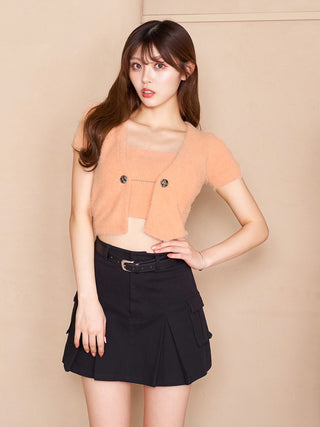 モデル：164cm（着用サイズ：FREE　着用カラー：ORG）