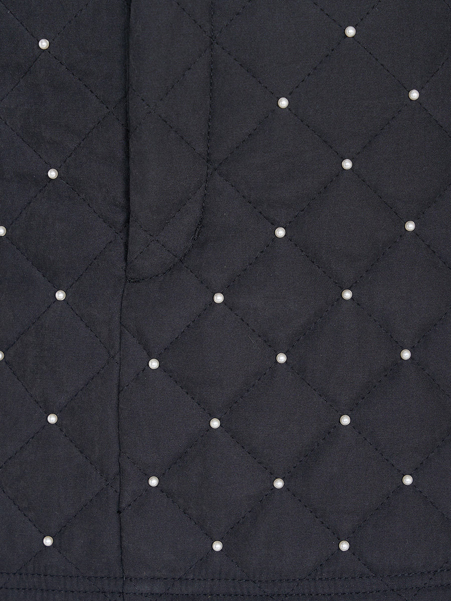 モデル：164cm（着用サイズ：S　着用カラー：BLK）