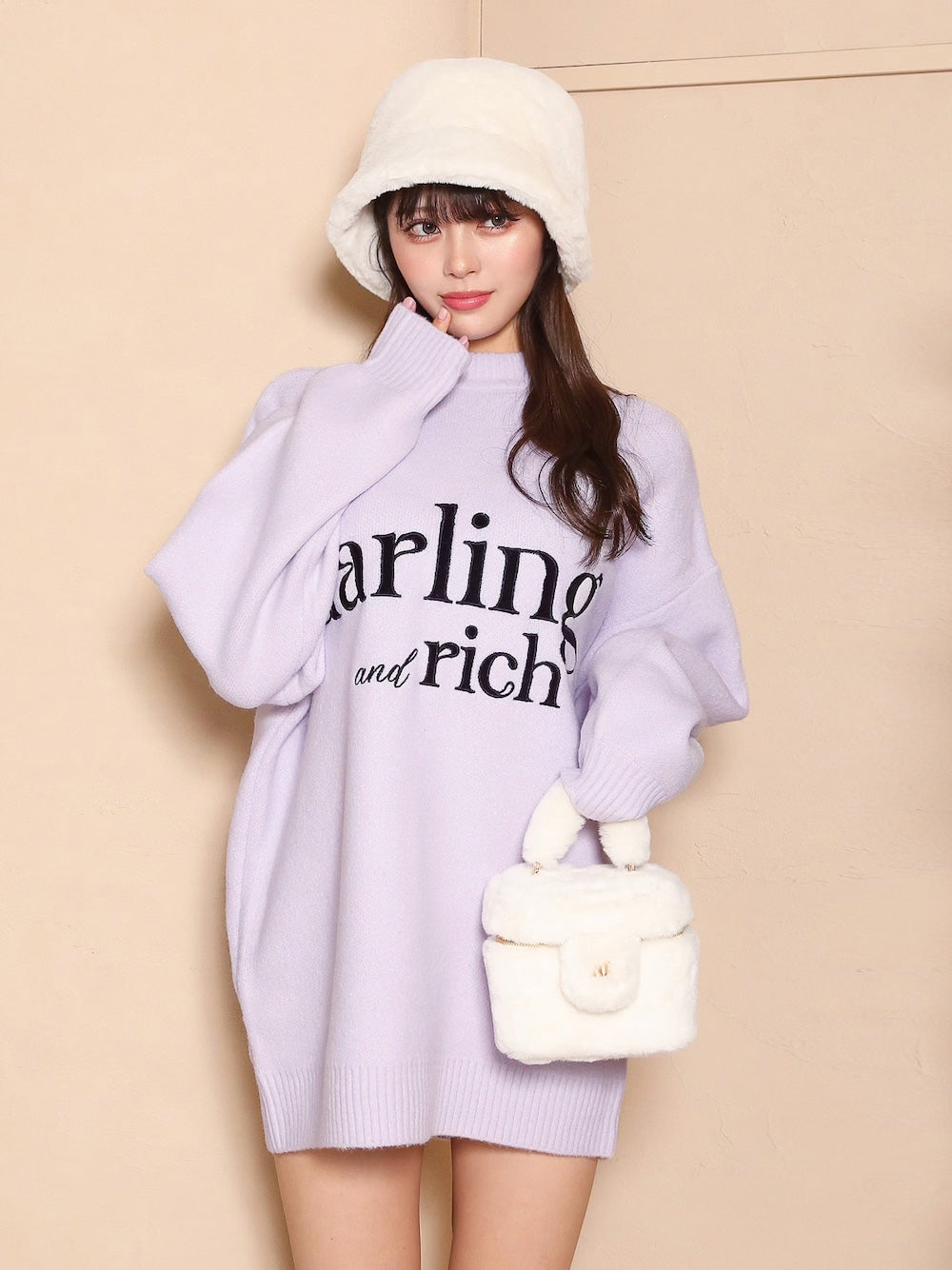 エンブロイダリーニットチュニック - pur