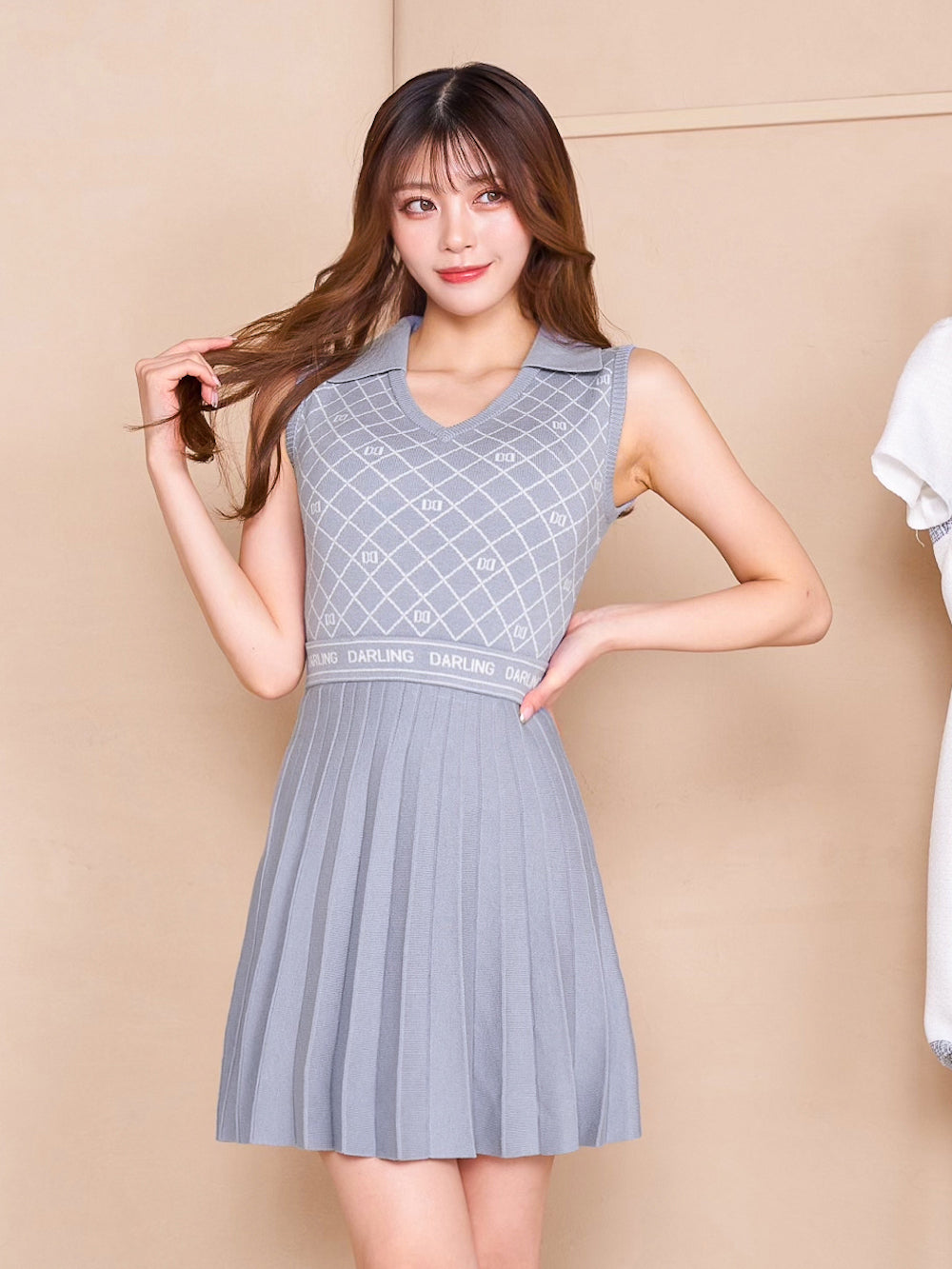 モデル：164cm（着用サイズ：FREE　着用カラー：GRY）