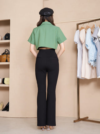 モデル：164cm（着用サイズ：S　着用カラー：BLK）