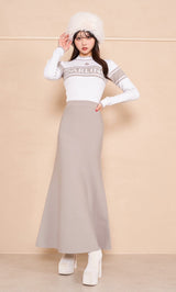 モデル：164cm（着用サイズ：FREE　着用カラー：GRY）