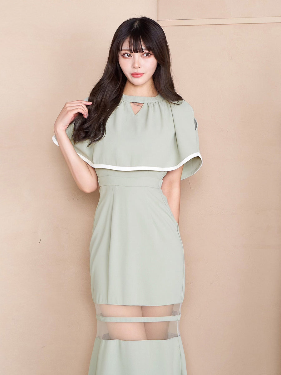 モデル：164cm（着用サイズ：FREE　着用カラー：MNT）