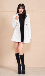 モデル：164cm（着用サイズ：FREE　着用カラー：WHT）