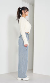 モデル：164cm（着用サイズ：FREE　着用カラー：WHT）