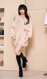 モデル：164cm（着用サイズ：FREE　着用カラー：IVO）