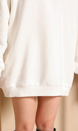 モデル：164cm（着用サイズ：FREE　着用カラー：WHT）