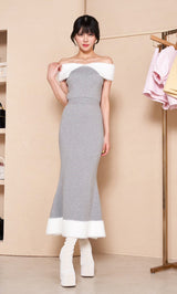 モデル：164cm（着用サイズ：FREE　着用カラー：GRY）